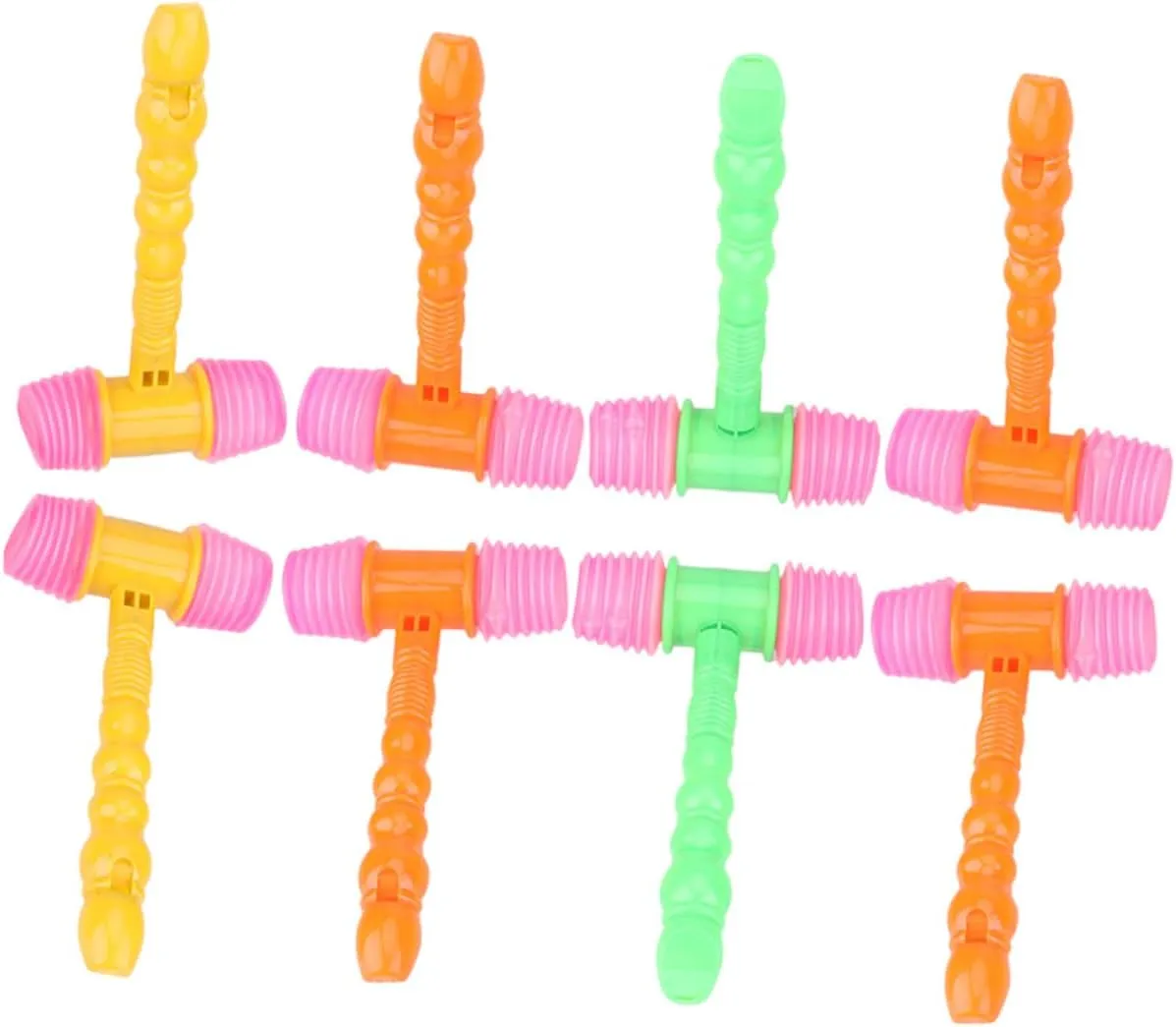 for Hand-Eye Coordination and Motor Skills Development FAVOMOTO 8pcs Boy Girl Squeaky incur breakup logical forward compete Hammer Toy Interactive Pounding Plaything for Boys and Girls Lightweight and Safe 