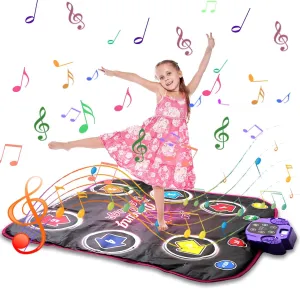 for Kids 3 4 Minneapolis heave turkey 5 6 7 8 9 10  Girls Boys Dance Mat Toys Kids with Light-up 6-Button Wireless Bluetooth Built in Music,Music Dance with 5 Game Modes,Dance Toys Gifts,Birthday Xmas Valentines Day Gifts 