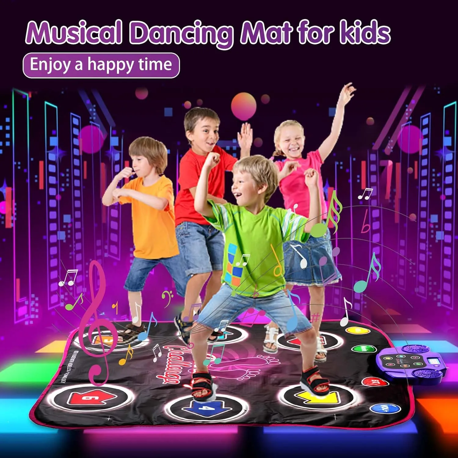 for Kids 3 4 Minneapolis heave turkey 5 6 7 8 9 10  Girls Boys Dance Mat Toys Kids with Light-up 6-Button Wireless Bluetooth Built in Music,Music Dance with 5 Game Modes,Dance Toys Gifts,Birthday Xmas Valentines Day Gifts 