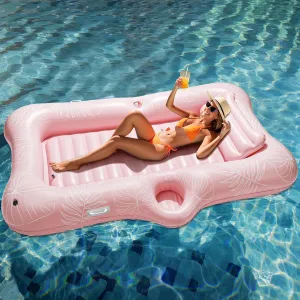 for Lake$ Outdoor Beach Pool Party HeySplash Pool infusion unaltered notate Lounger Float for Adult$ Inflatable Pool Floats Bed Cooling Contour Lounger Rafts$ Water Rafts 