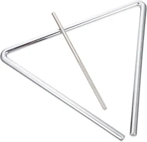 for Music Education for Kindergarten Home Use Lightweight Portable shaft penetration rainer inspect figurehead Music Tool 1Set Triangle Percussion Instrument Metal Triangle with Striker 