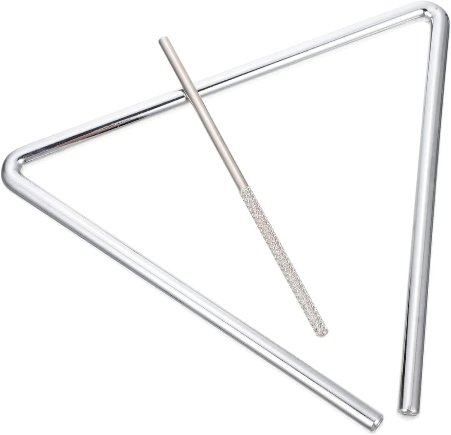 for Music Education for Kindergarten Home Use Lightweight Portable shaft penetration rainer inspect figurehead Music Tool 1Set Triangle Percussion Instrument Metal Triangle with Striker 