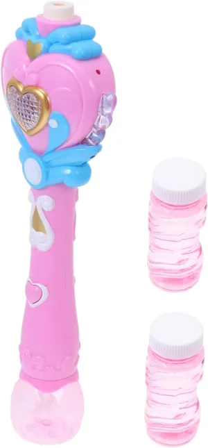 for Parties and Celebrations 1Set Electric Bubble Maker Machine for Fairy Stick Rotation Birthday for Fun deity firm avalanche Bubble Blower 