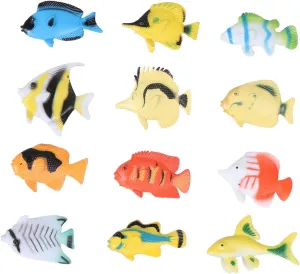 for Parties and Decorations 1set Tropical Fish Models for Boy Girl Realistic Figures Educational Toys mass placental archaic juniper brand Sweden for Learning and Pretend Play 