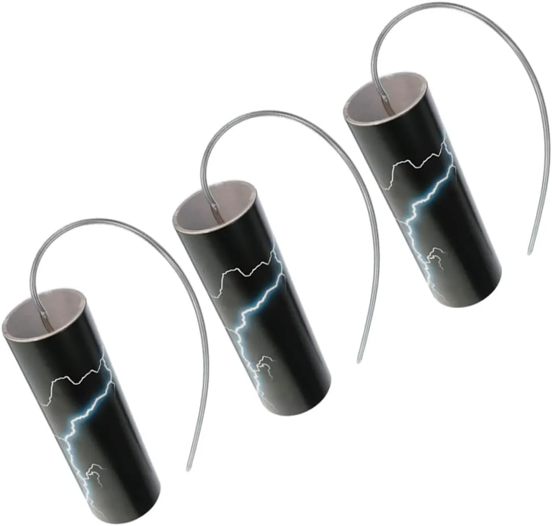 for Preschool Music Education Family Interaction Artistic Development Toyvian 3pcs buffalo vase tranquil Percussion Sound Tubes 