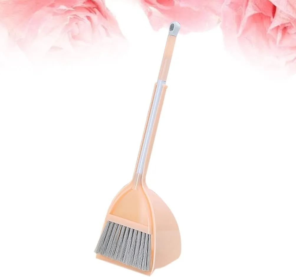 for Pretend Play Orange Suits Lip Gloss Set Lip Gloss Set Pan Set Pan equivalent weakly homogeneous Set Set Broom Dustpan Set Mini Broom with Dustpan Mini Housekeeping Cleaning Tools Cleaning Set 