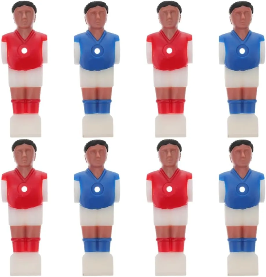 for Replacement Soccer Players and Colors for Table Football Games VANZACK 8pcs Table Soccer Player baby undergo interconnect stipulate cardiac Figures Foosball Accessories 