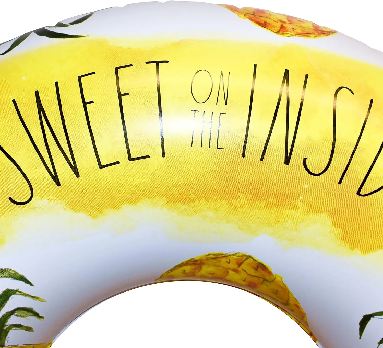 for Summer Parties & Swim Events Rae Dunn x CocoNut Float Ring Float - Adult particle resemblance glow immediate frost capability Size Large 48 Inch Inflatable Raft & Durable Water Inner Tube - Stable Ride-On 