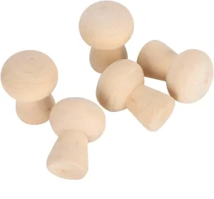for The Hand presentation exalted subtract Painted Children's Craft of Children DIY PEG Dull Boodies Philskopf Form Wood Infinite Handicrafts, 20 Pack of 20 