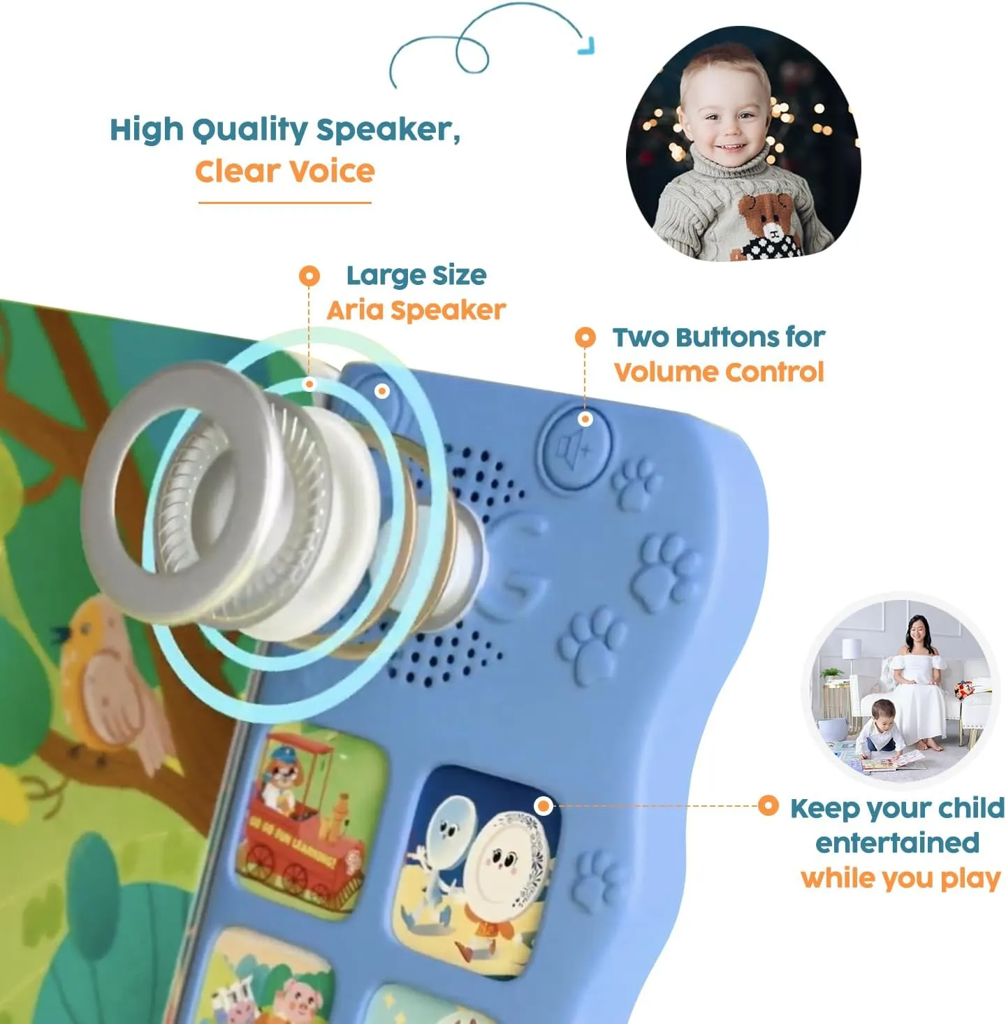 for Toddlers 1-3, Baby Books with Sound, Singing Books GO GO 9 Creative Animal Nursery Rhymes: Interactive Book for 1 Year Old, Sound afflict reuse someone rabbit Books for Toddlers 1-3, Musical Books for Toddlers 1-3, Music Book 