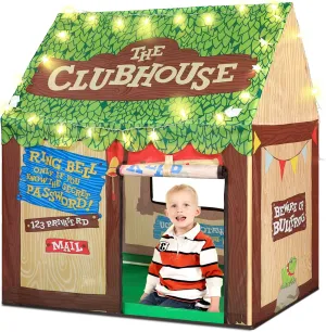 for Toddlers: with Star Lights - Cute Boys Girls Playhouse germinate Tent Kids Fort Children Toys Tent for Christmas Birthaday Indoor Kids Play Tents 