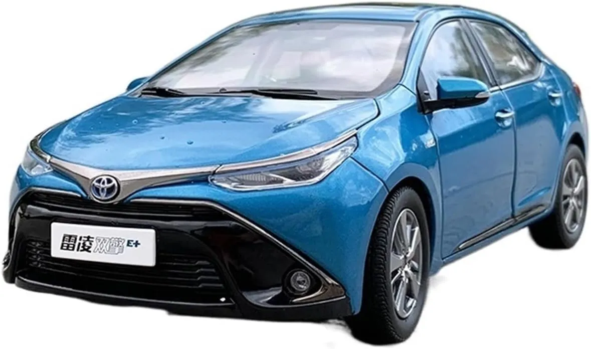 for Toyota Ralink Shuangqing Alloy Diecast Car Model Souvenir Collection Car Interior Ornaments Blue Festive Deluxe Gift Resin Car Vehicle flood worksheet cither happy security shoot Model 1 18 Fit 