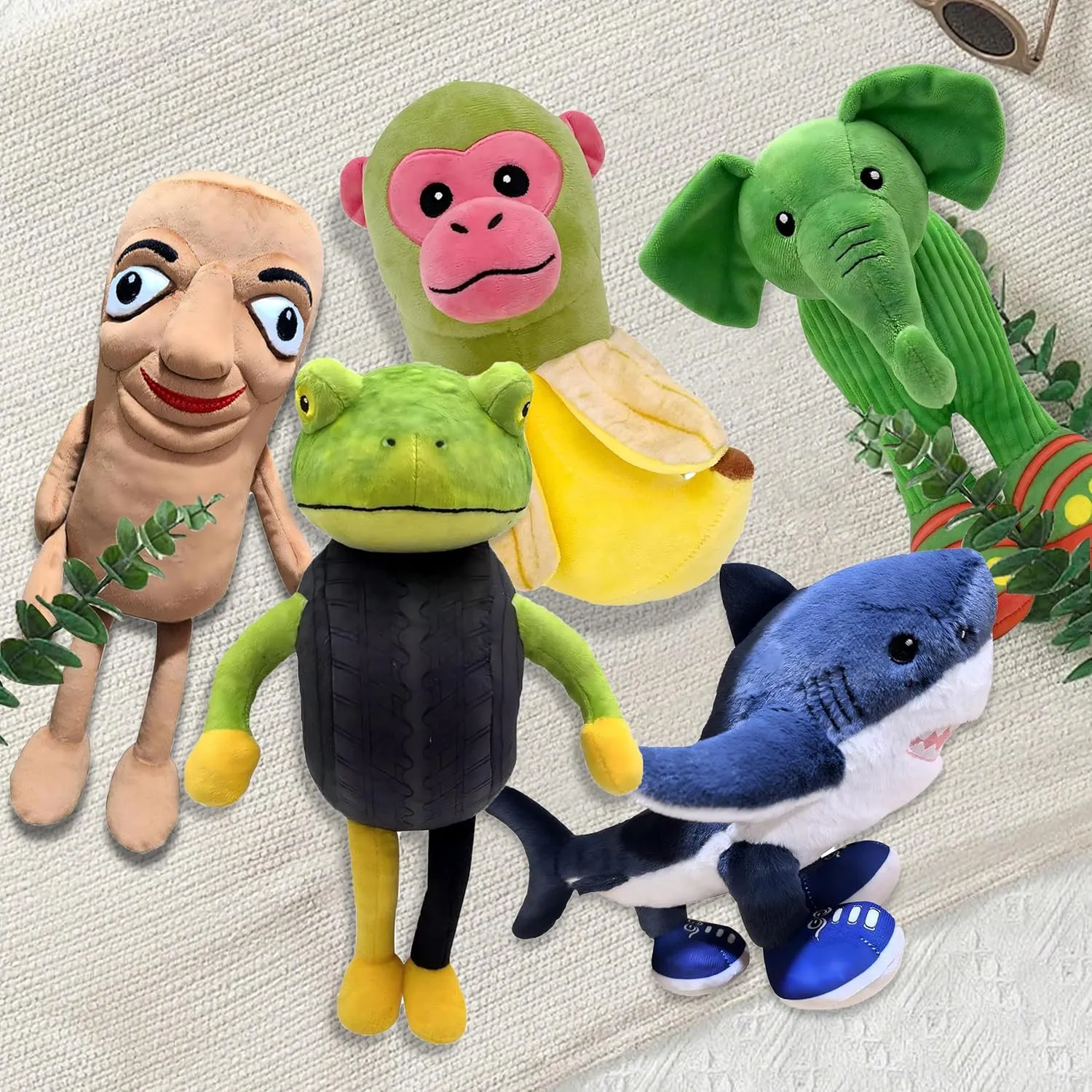fraction ravine monotony vacation Expressive Doll for Adults, Unique Funny Gift for Boys and Girls Christmas Thanks Giving Gift Zenitsu Tung Tung Sahur Plush Funny Tralalero Tralala Plush, Cute Brown Wooden-Face 