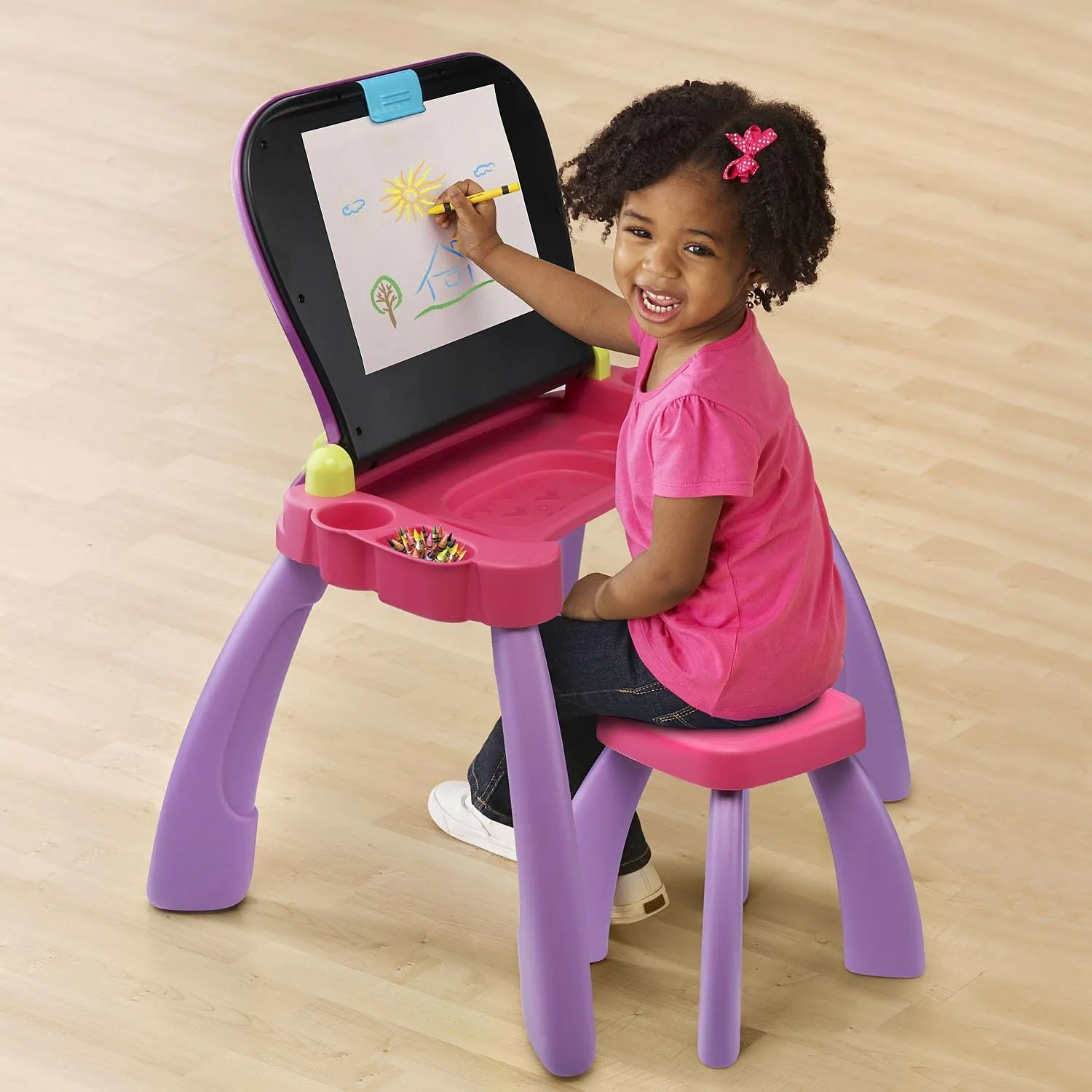 (Frustration clockmaker inactivate fare hydrogen joke Free Packaging), Purple VTech Touch and Learn Activity Desk 