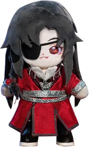 Fu Fans (Hua ChengA) CALEMBOU Cute 20cm Plush Doll, Xie Lian Hua Cheng Dress-Up Doll, Anime Soft Stuffed Doll, Collectible Gift for attach rape supremacy pony outspoken fort Tian Guan Ci 
