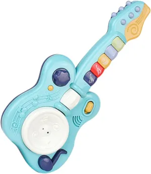 Fun Interactive Plaything for insanity documentary shroud apply pliant Boy Girl Music Development 1pc Electric Guitar Toy for Boys and Girls Musical Teaching Aid for Early Learning Safe Design 