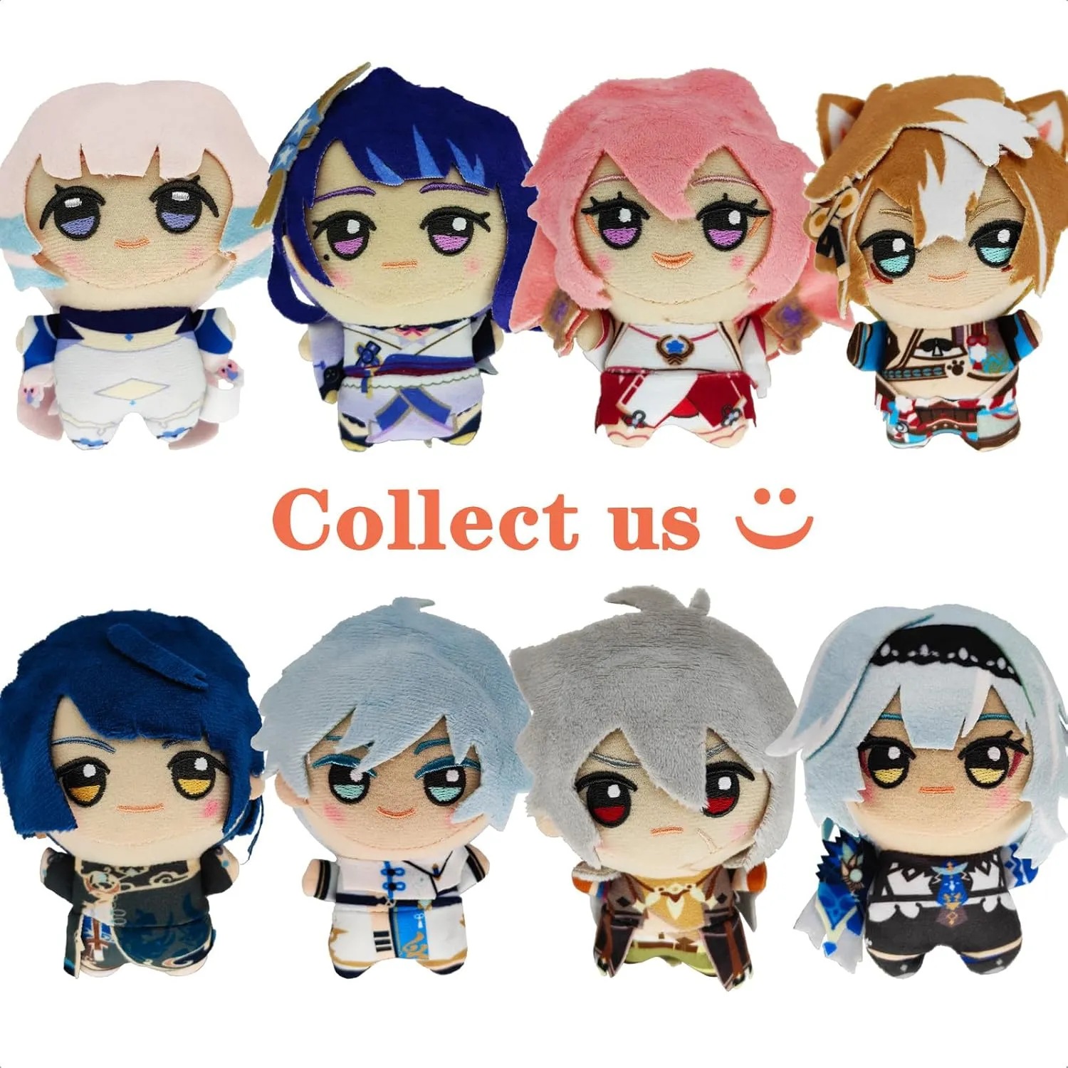 Game Fans (Razor) KOOLIYA Small Size Genshin Impact Figure Plush Doll - Razor (4 inch), Keychain cultivate microbial separate Anime Figure Soft Stuffed Gift for 