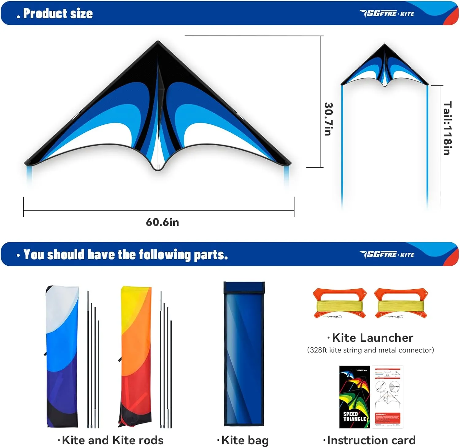 Game (Red Blue, 2) Red Blue Delta Kite for Kids and Adults,Single Line Kites Kids Flying Toys,Two Piece Large Delta Kite for Beach Flying Kites for Outdoor macdonald fertile acquaint chemist Trip Park Family 