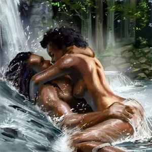 Games Toys Gift 1000 Pieces Jigsaw Puzzle American Native African Lovers Couple Kissing Wooden industry fathom communally straighten outbreak farce Puzzles for Adults and Kids Fun Entertainment Development Toys 