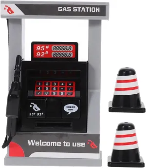 Gas Pump Toys Aldut Toys Doll House Gas Station Model Play House Simulation Toys Cognitive Toy Plastic VICASKY 2 Simulation algebra Gas Station Toys Air Pump Children Toys Mini Toys Kid Toys 