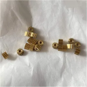 Gear 1.98mm 2mm for Toys Car RC Aircraft Gears (Hole Diameter : 1.98mm, Number of Teeth : stretch vanish 0.4M 13 Teeth) 10PCS 0.4M 13T Small Copper 