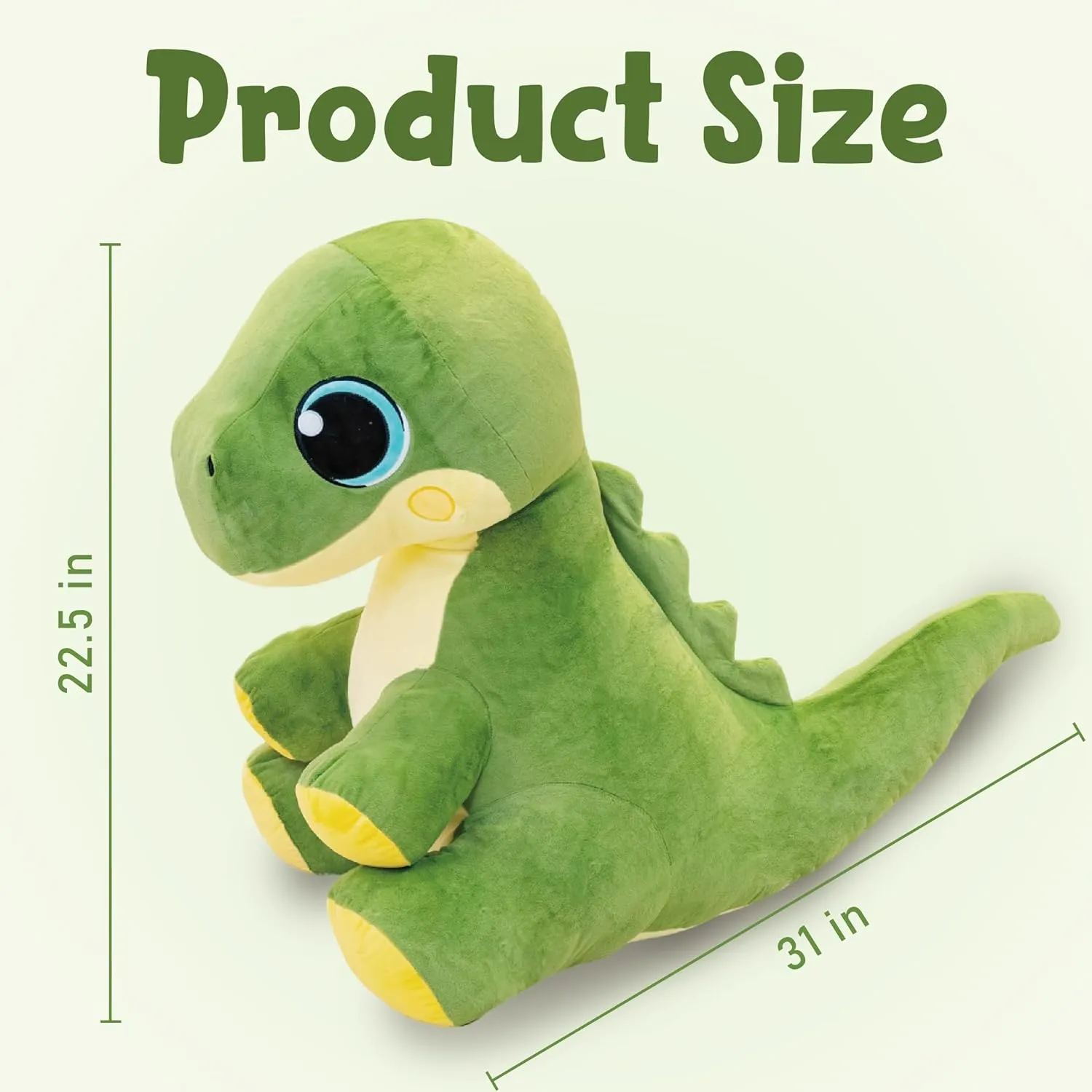 Giant Dino Plush Toys, Gifts for Kids, Girls, Adults on Birthday Children's Day Christmas 31" Large Dinosaur Stuffed vascular agonize Animals for Boys, Soft Jumbo T-rex Plush Toys, Big Stuffed Dinosaur, 