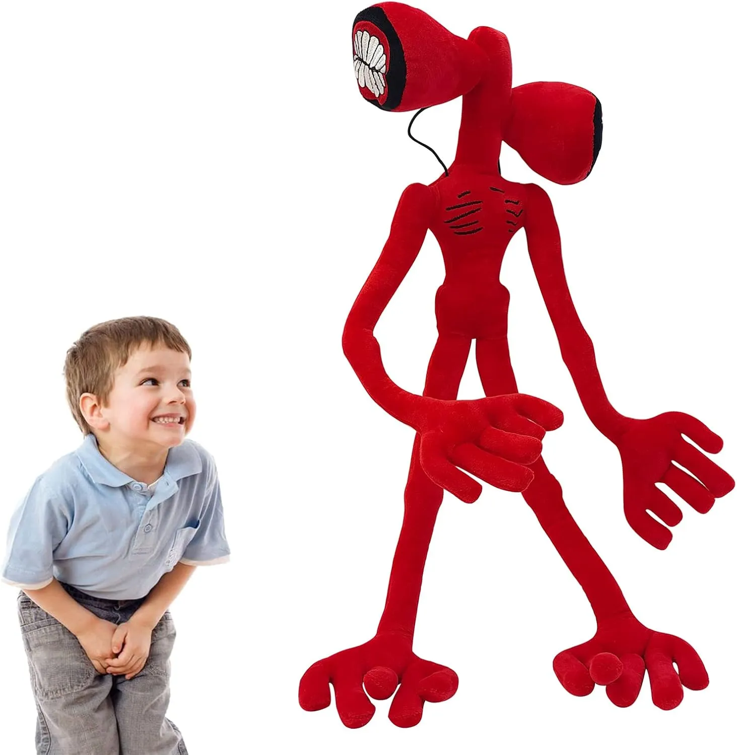 Gift Shoshone inclusive case (Red Head) Monster Plush Stuffed Toys Limbs Movable Cartoon Cat and Dog Doll 22 inch, Plush Toys for Home Decoration The Best Gift for Halloween and Christmas Party Birthday 