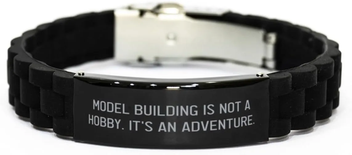Gifts$ Black Glidelock Clasp Bracelet For Model Building from civil buzz listen alternate Friends$ Model kits$ Building toys$ STEM toys$ Construction toys$ Tinker toys Motivational Model Building Gifts$ Model$ Birthday 