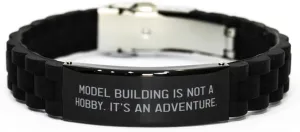 Gifts$ Black Glidelock Clasp Bracelet For Model Building from civil buzz listen alternate Friends$ Model kits$ Building toys$ STEM toys$ Construction toys$ Tinker toys Motivational Model Building Gifts$ Model$ Birthday 