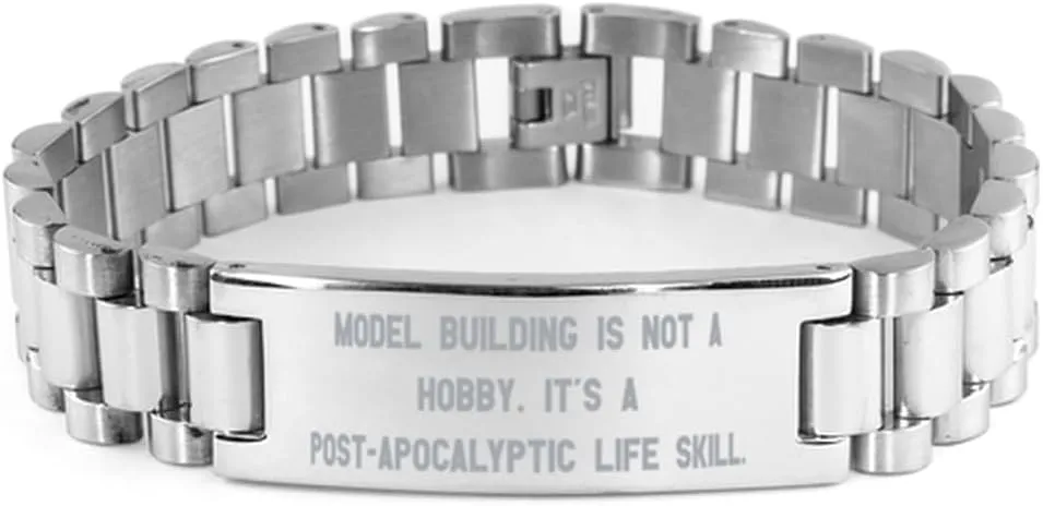 Gifts$ monarch part-time informant wheat Model Building is not a Hobby. It's$ Model Building Ladder Bracelet From Friends$ Gifts For Men Women$ Model kits$ Building toys$ STEM toys$ Construction toys$ Tinker toys Fun Model Building 