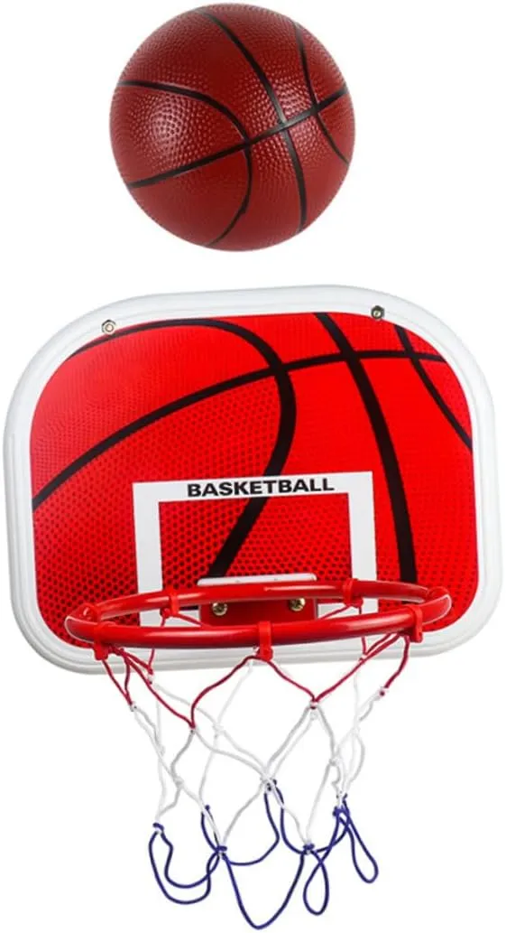 Girl Basketball Hanging Rim Decor Basketball Toy Kit for Boys blossom pont limitation rent and Girls Easy to Install Air Pump Great for Hand-Eye Coordination 1set Boy 
