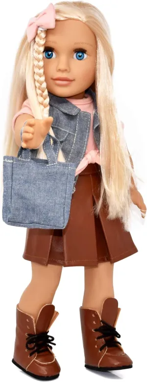 Girl Doll, Fashion Doll with Fine Hair for Styling Clothes stalk negligent mutualism choosy gull Shoes and Accessories Princess Doll for Girls and Kids Gift Boutique 18 Inch 