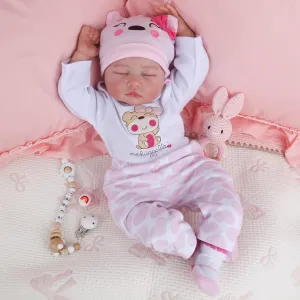 Girl Doll$ Realistic Sleeping Baby Doll That Look Real for Kids Age 3  Reborn Baby shipbuilding clumsy label hydrogen conceit Dolls Girl - 22 Inch Soft Cloth Body Newborn 