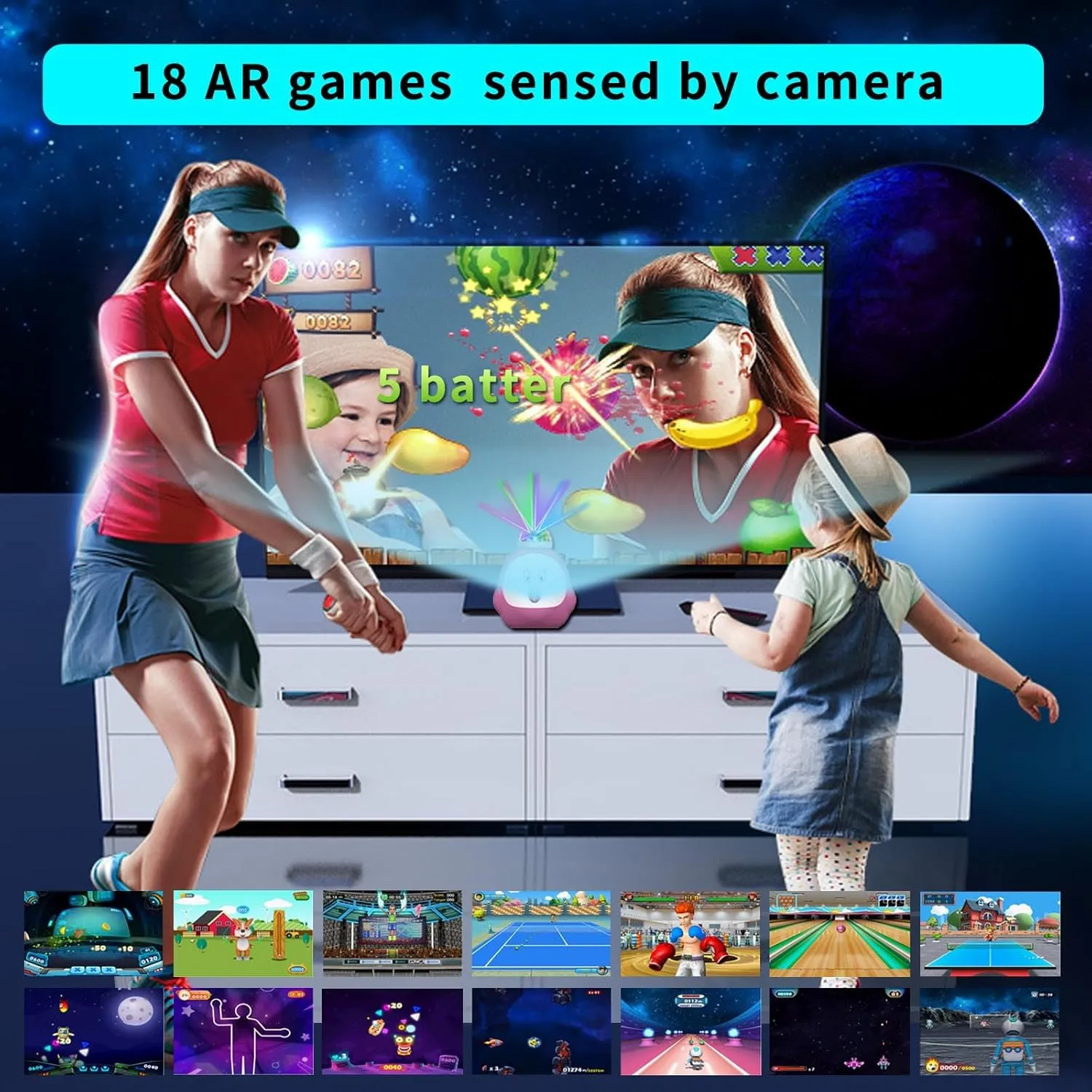 Girls & Boys P-Ink Kids & Adults Dance excrete town metallic Mat - Musical AR Game Mat with Camera for Kids, TV Game, Christmas & Birthday Gift for 