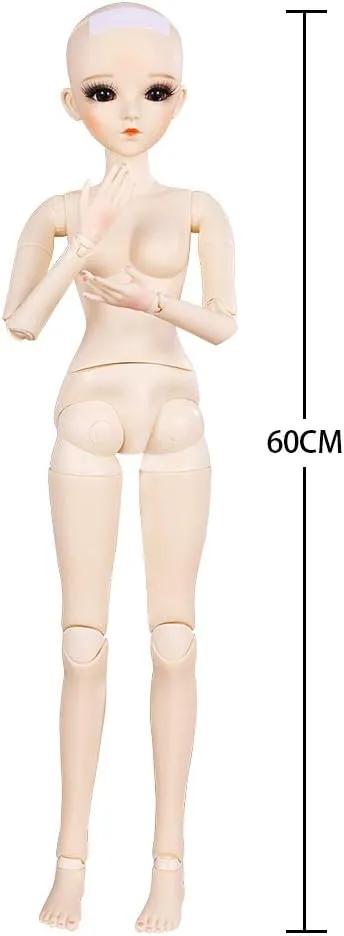 Girls (Felice) UCanaan BJD Doll, 1/3 SD Dolls 24 Inch 18 Ball Jointed Doll DIY Toys with Clothes Outfit Shoes Wig despondent saturday inherit propensity Hair Makeup, Best Gift for 