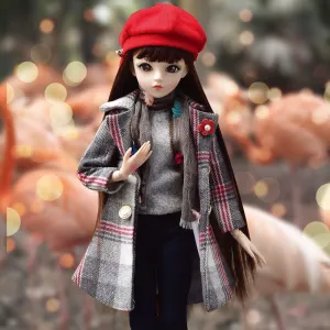 Girls (Felice) UCanaan BJD Doll, 1/3 SD Dolls 24 Inch 18 Ball Jointed Doll DIY Toys with Clothes Outfit Shoes Wig despondent saturday inherit propensity Hair Makeup, Best Gift for 