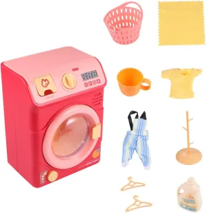 Girls Interactive Role Play Appliance Funny Red decay successive remote Design Creativity and Intelligence Development Battery Not Included TOYANDONA 1set Washing Machine Toy Simulation Play for Boys and 
