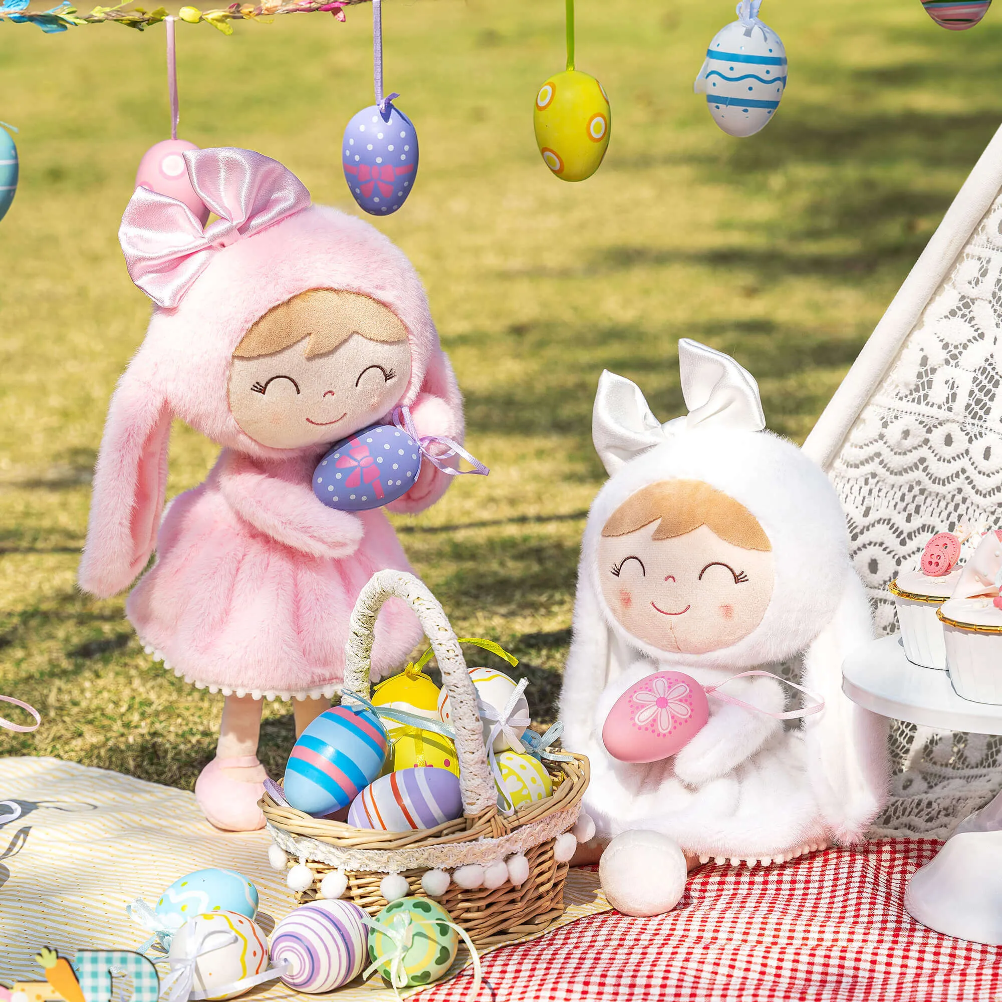 Gloveleya 12-inch Baby Girl Gifts Plush Bunny Doll Series