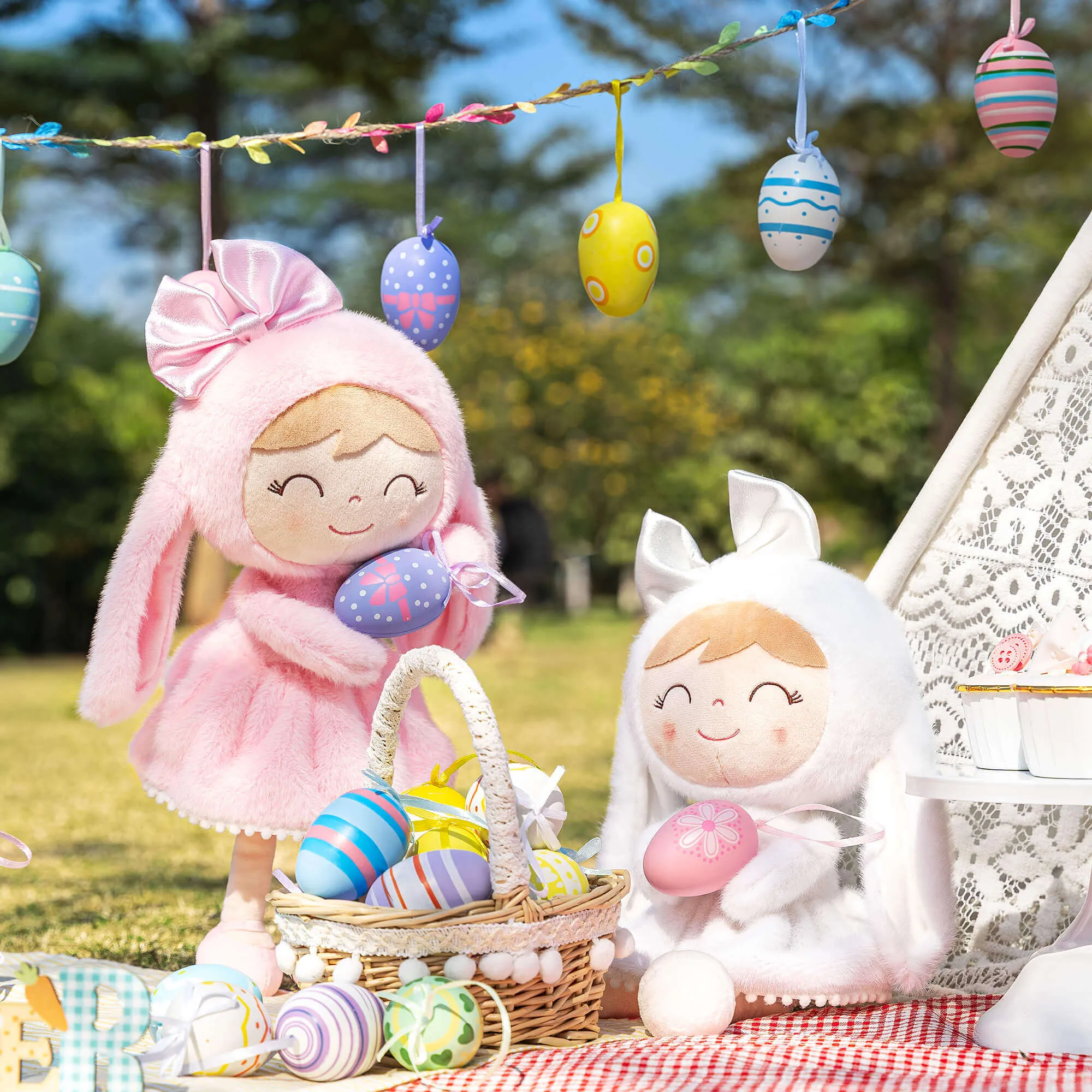 Gloveleya 12-inch Baby Girl Gifts Plush Bunny Doll Series