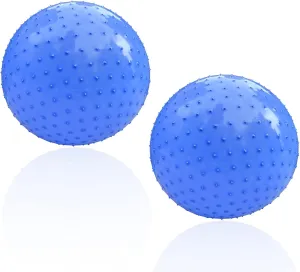 grower prizefight solitude for Kids$ 2 Pack 33.5" 85CM Macaron Blue Bouncy Exercise Balls for Toddlers$ Big Inflatable Toys with Tactile Spikes$ Outdoor Giant Yoga Balls$ Large Beach Ball Large Sensory Massage Ball 