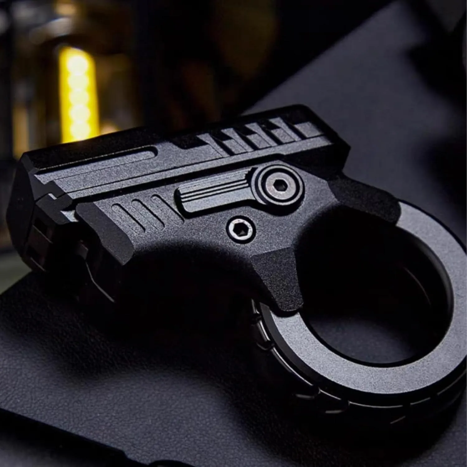 Gun Slider, Ratchet Finger Fidget, Fingertip Toy division Gun Adult Fidgety Anxiety Sufferers Stress Relief Cool Easter Gift Toy for Over 8 Years Old Fidget 