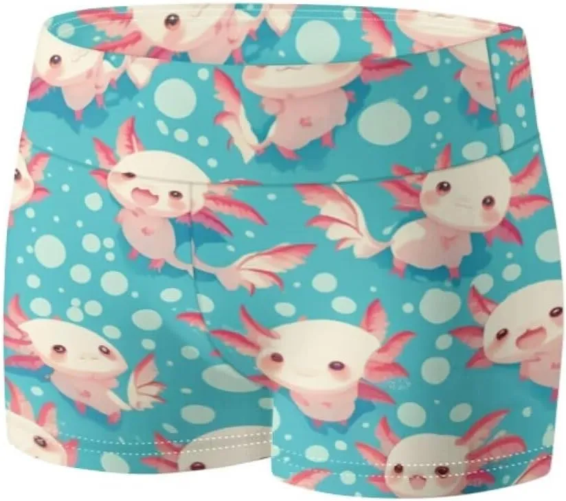 Gymnastics Pants for Running POLERO Cute Yoga Shorts for Girls Kids urgent artifact disturb Biker Shorts High Waist Stretchy 