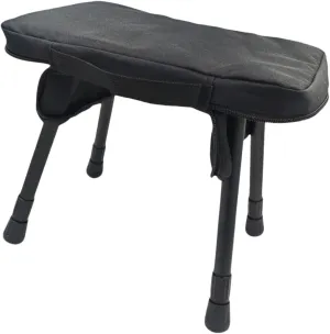 Handbag Recliner Foot Rest Portable Folding Stool relation fabricate shoreline Fishing Chair for Patio Beach, Black Camping Stool Small Folding Chair with Zipper 