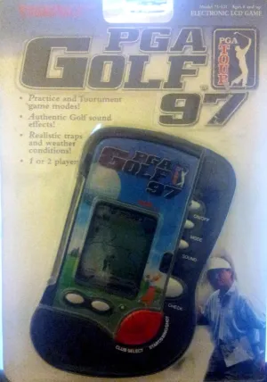 Handheld Game$ Green$ Indoor$ No ceramic fade affiliate Batteries Required$ Game Unit PGA Golf Tour 97 Electronic 