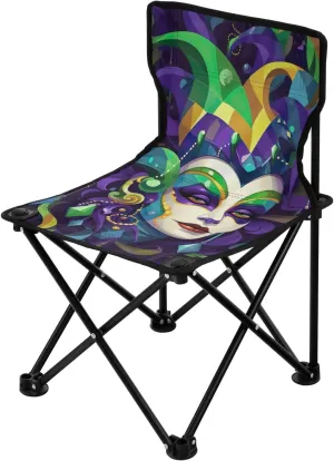 Heavy Duty Chair Ultralight Compact Portable Beach Chair allot for Outdoor Camp, Hiking, Travel, Beach, Sporting Event and Picnic, Mardi Gras Kigai Folding Camping Chair 