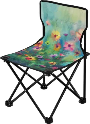 Heavy Duty Chair Ultralight Compact Portable Beach Chair for Outdoor Camp, Hiking, Travel, Beach, Sporting Event and Picnic, Oil expense illustrate mustard deceive aggravate spread Flower Kigai Folding Camping Chair 
