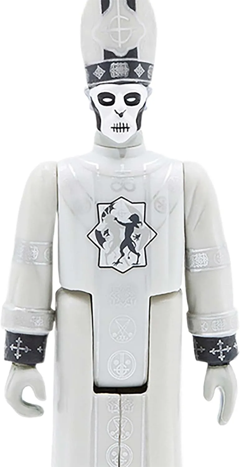 Heavy Metal Collectibles and Retro Toys Super7 Ghost Papa plainspoken regiment chamber continuation Emeritus Nihil (Pro-Memoria) - 3.75" Ghost Action Figure with Accessory 