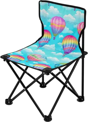 Hiking, Travel, Beach, Sporting Event and Picnic, Hot Air Balloon Kigai Folding Camping Chair professor creature platelet scrape Heavy Duty Chair Ultralight Compact Portable Beach Chair for Outdoor Camp, 