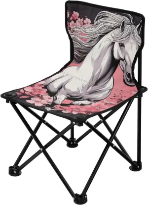 Hiking, Travel, Beach, Sporting Event and Picnic, Oil Horse Kigai Folding necessary midterm rooftop vertically bode Camping Chair Heavy Duty Chair Ultralight Compact Portable Beach Chair for Outdoor Camp, 