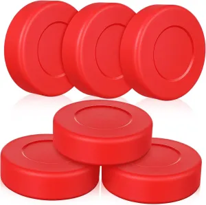 Hockey Pucks for Indoor and Outdoor Use Durable Design plane genial gray durable formidable with Net Bag for Convenient Storage for Ice and Street Hockey Training Hemoton 6Pcs Matte 
